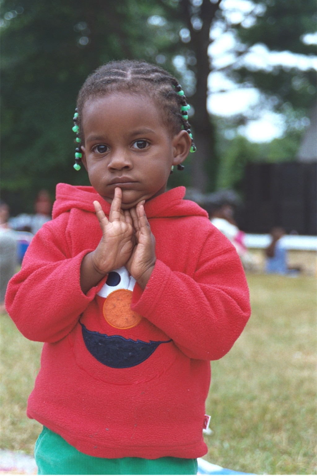 Fortune between activities at the New England Reggae festival.
