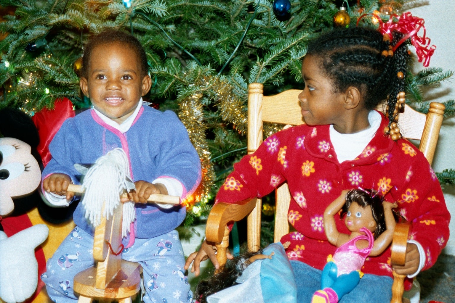 Fortune smiles on Christmas morning.